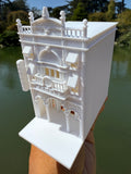 Miniature Victorian World Main Street Arcade Building Assembled by Gold Rush Bay