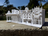 Miniature Victorian World Main Street Arcade Building Assembled by Gold Rush Bay
