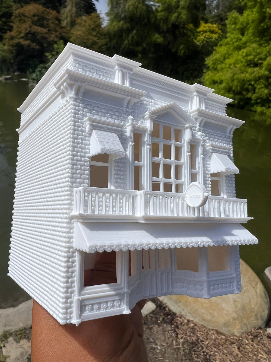 Miniature HOScale Victorian Main Street Castle Bookstore Shop 187