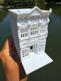 Miniature HO-Scale Victorian World Main Street Watches Building Assembled White 1:87 by Gold Rush Bay