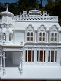 Miniature Victorian World Main Street Emporium 3-Shop Assembled by Gold Rush Bay