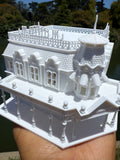 Miniature Victorian World Main Street Emporium 3-Shop Assembled by Gold Rush Bay