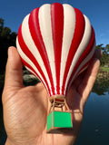 Miniature Wizard of Oz Color HO Scale 1/87 Hot Air Balloon for WICKED Model Train or Dollhouse Layouts