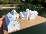 Miniature Yellowstone Ranch - 3 Barn Styles Built Assembled Old West Model Buildings +Bundle Option