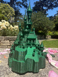 Miniature Emerald Green Castle  N-Scale Built Assembled Fantasy #11 Wizard of Oz