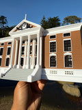 Color Miniature HO-Scale Hill Valley Courthouse Built Clock Tower Assembled