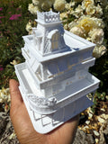 Miniature HO-Scale Victorian World Main Street Uptown Jewelers1 Shop Assembled White 1:87 by Gold Rush Bay