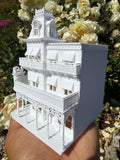 Miniature HO-Scale Victorian World Main Street Uptown Jewelers1 Shop Assembled White 1:87 by Gold Rush Bay