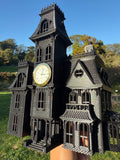 Miniature #37 Addams Family Mansion Wednesday Victorian House Built Replica