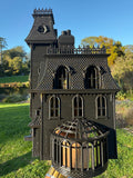 Miniature #37 Addams Family Mansion Wednesday Victorian House Built Replica