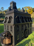Miniature #37 Addams Family Mansion Wednesday Victorian House Built Replica