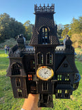 Miniature #37 Addams Family Mansion Wednesday Victorian House Built Replica
