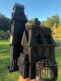 Miniature #37 Addams Family Mansion Wednesday Victorian House Built Replica