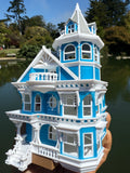 Miniature COLOR Victorian #3 Queen Anne Tower House 1:87 HO-Scale Paintable Plastic (Hinge)