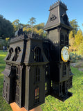 Miniature #37 Addams Family Mansion Wednesday Victorian House Built Replica