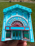 Small COLOR N-Scale Victorian Main Street Crystal Arcade Facade Miniature Built 1:160