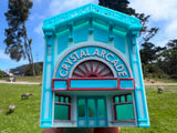 Small COLOR N-Scale Victorian Main Street Crystal Arcade Facade Miniature Built 1:160