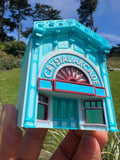 Small COLOR N-Scale Victorian Main Street Crystal Arcade Facade Miniature Built 1:160