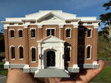 Miniature Stars Hollow High School Civic Building Assembled Model for Dioramas & Layouts