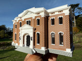 Miniature Stars Hollow High School Civic Building Assembled Model for Dioramas & Layouts