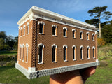 Miniature Stars Hollow High School Civic Building Assembled Model for Dioramas & Layouts