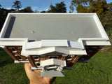 Miniature Stars Hollow High School Civic Building Assembled Model for Dioramas & Layouts