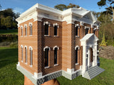 Miniature Stars Hollow High School Civic Building Assembled Model for Dioramas & Layouts