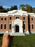 Miniature Stars Hollow High School Civic Building Assembled Model for Dioramas & Layouts