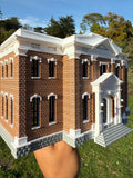 Miniature Stars Hollow High School Civic Building Assembled Model for Dioramas & Layouts