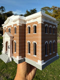 Miniature Stars Hollow High School Civic Building Assembled Model for Dioramas & Layouts