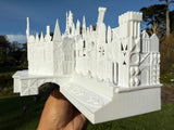 Miniature Small Boat World Tour Theme Park Ride Built Model for Diorama and Layouts