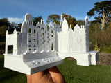 Miniature Small Boat World Tour Theme Park Ride Built Model for Diorama and Layouts