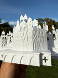 Miniature Small Boat World Tour Theme Park Ride Built Model for Diorama and Layouts