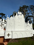 Miniature Small Boat World Tour Theme Park Ride Built Model for Diorama and Layouts