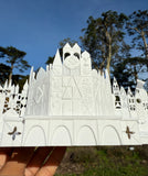 Miniature Small Boat World Tour Theme Park Ride Built Model for Diorama and Layouts
