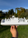 Miniature Small Boat World Tour Theme Park Ride Built Model for Diorama and Layouts