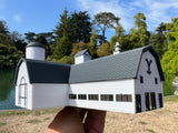 Miniature Yellowstone Ranch - 3 Barn Styles Built Assembled Old West Model Buildings +Bundle Option