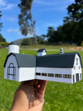 Miniature Yellowstone Ranch - 3 Barn Styles Built Assembled Old West Model Buildings +Bundle Option