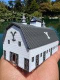 Miniature Yellowstone Ranch - 3 Barn Styles Built Assembled Old West Model Buildings +Bundle Option