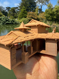 Miniature Brown World Jungle Navigation Theme Park Attraction Cruise Building