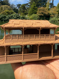 Miniature Brown World Jungle Navigation Theme Park Attraction Cruise Building