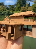 Miniature Brown World Jungle Navigation Theme Park Attraction Cruise Building