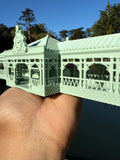 Miniature HO-Scale Riverboat Dockhouse Theme Park