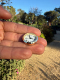 NEW Tiny Miniature Working Quartz Clock 23mm with pre-installed battery keeps perfect time