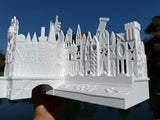 Miniature Small Boat World Tour Theme Park Ride Built Model for Diorama and Layouts