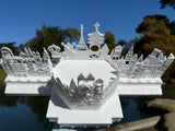 Miniature Small Boat World Tour Theme Park Ride Built Model for Diorama and Layouts