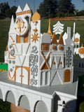 Miniature Small Boat World Tour Theme Park Ride Built Model for Diorama and Layouts