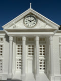 Miniature Hill Valley Courthouse Building Model with Working Clock - Fully Assembled