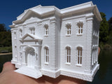 Miniature Stars Hollow High School Civic Building Assembled Model for Dioramas & Layouts
