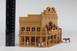 Miniature O Scale Old West #1 Saloon/Hotel Built Wood Color